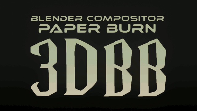Compositor Nodes 3dbb Paper-Burn preview image 2